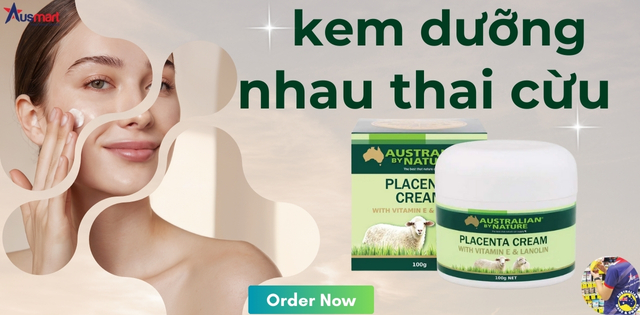 Kem dưỡng nhau thai cừu Australian by nature placenta cream