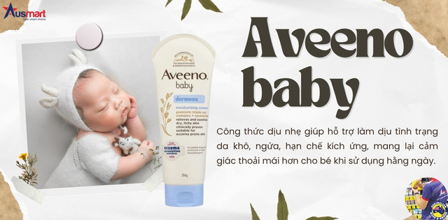 Kem trị chàm sữa Aveeno Baby Dermexa Moisturising Cream