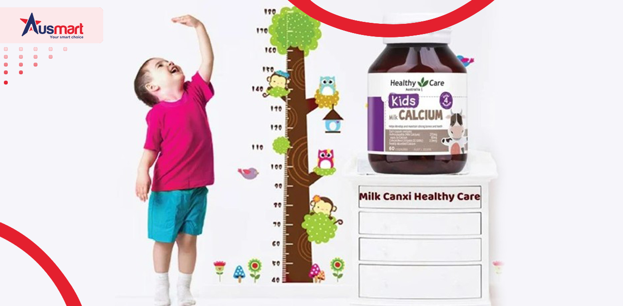 Khi nào bắt đầu cho trẻ sơ sinh uống Canxi Sữa Healthy Care?