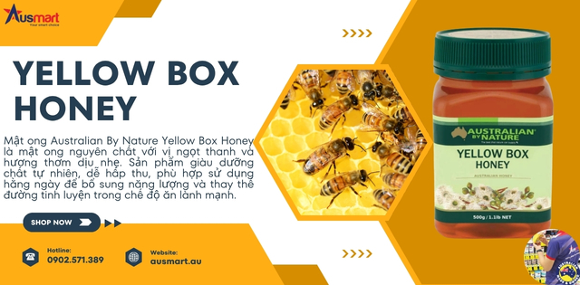 Mật ong Yellow Box Honey Australian By Nature