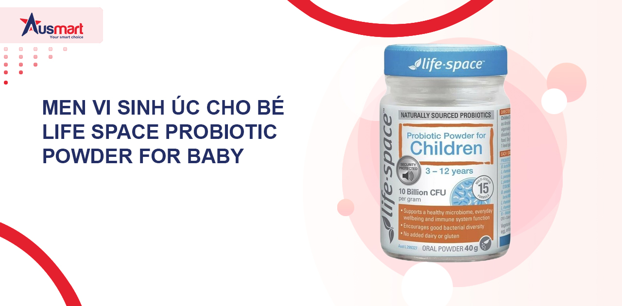 Men vi sinh cho trẻ Biostime Infant Probiotics with Vitamin D