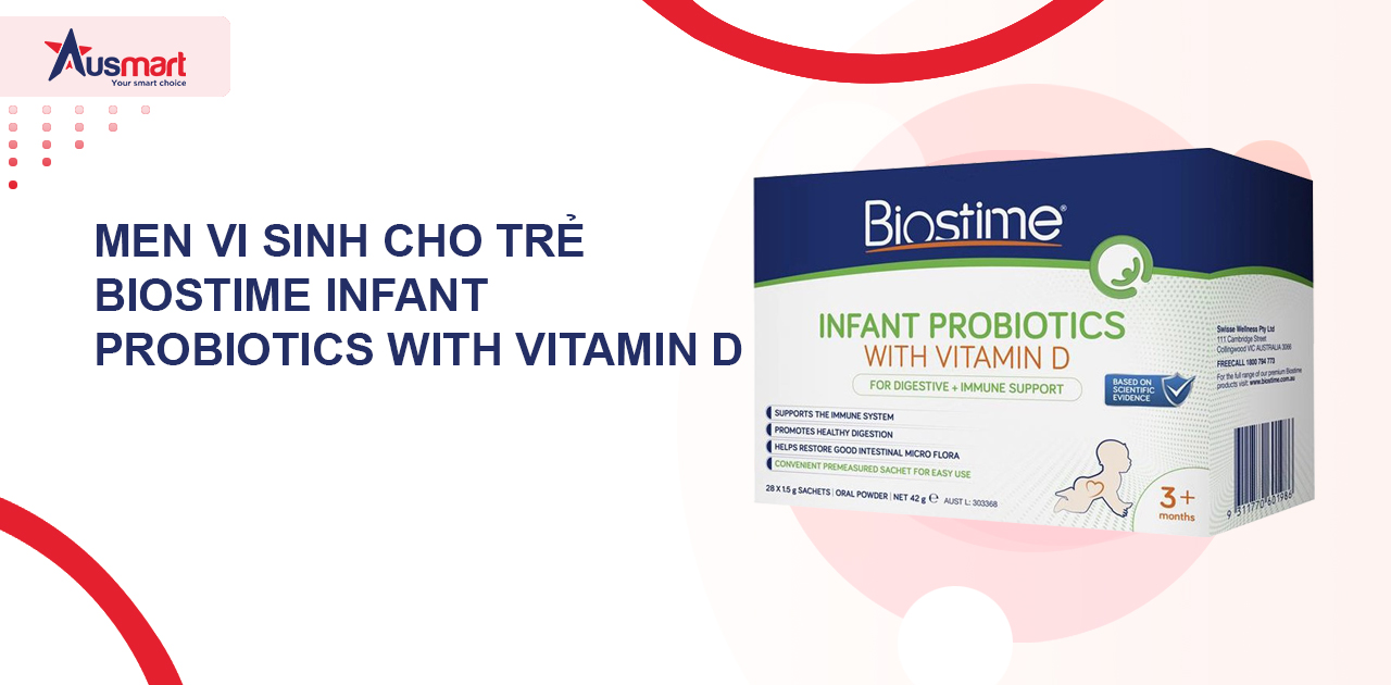 Men vi sinh Úc cho bé Life Space Probiotic Powder for Baby