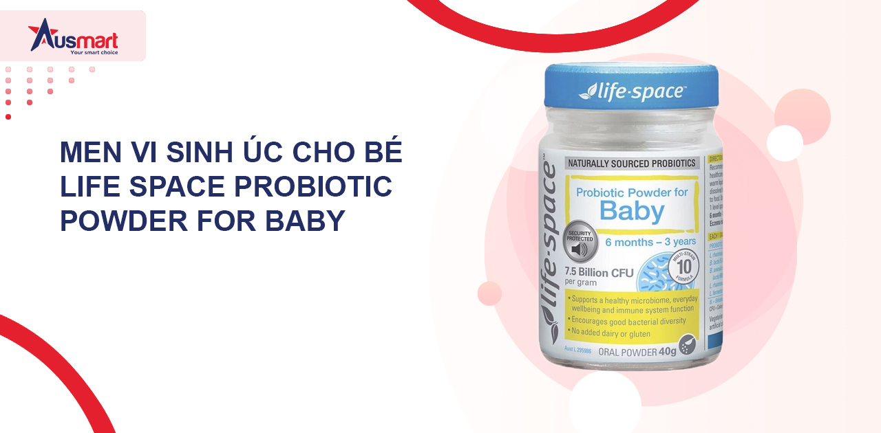 Men vi sinh cho bé Life Space Probiotic Powder for Children 40g