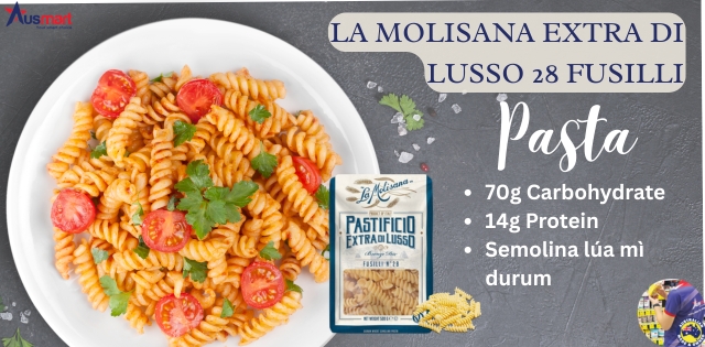 Mì ống La Molisana Extra Di Lusso 28 Fusilli