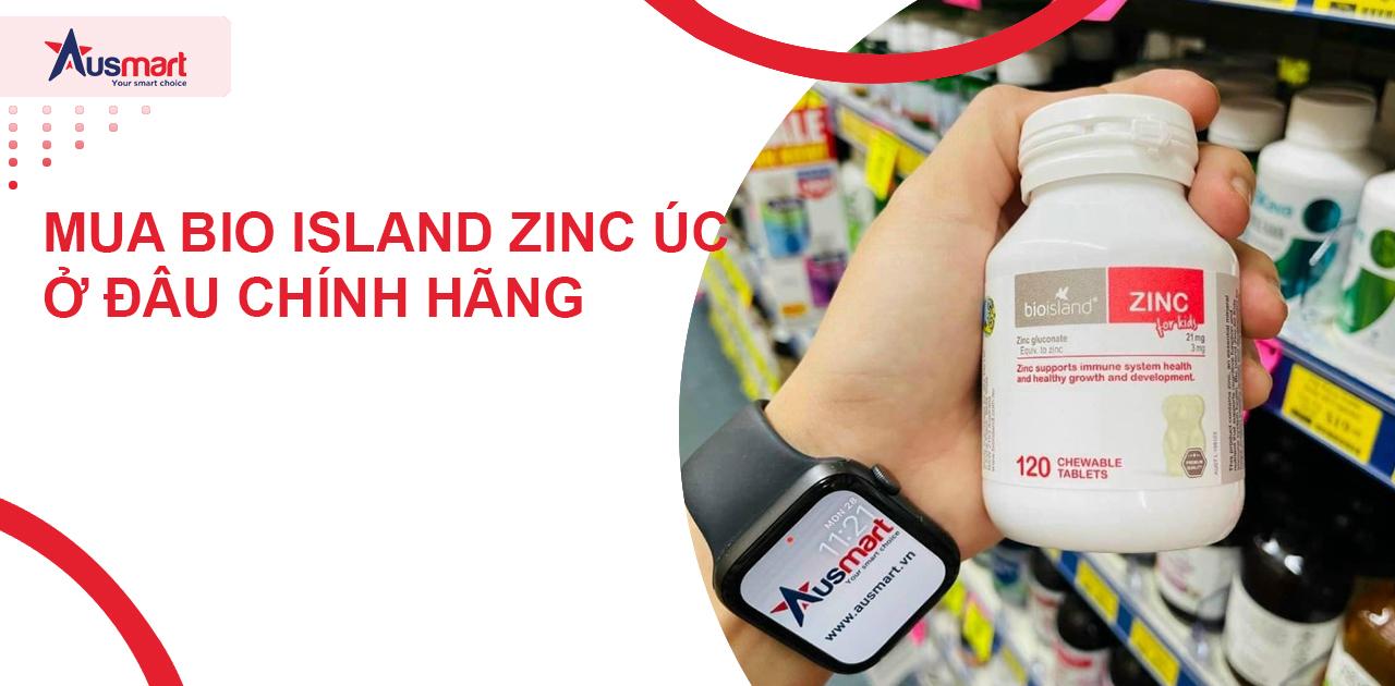 Mua Bio Island Zinc Úc ở đâu chính hãng?