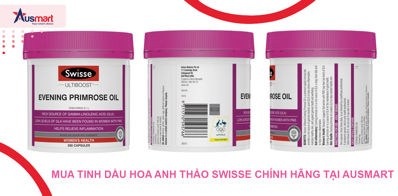 Mua tinh dầu hoa anh thảo Swisse ở đâu uy tín, giá tốt?