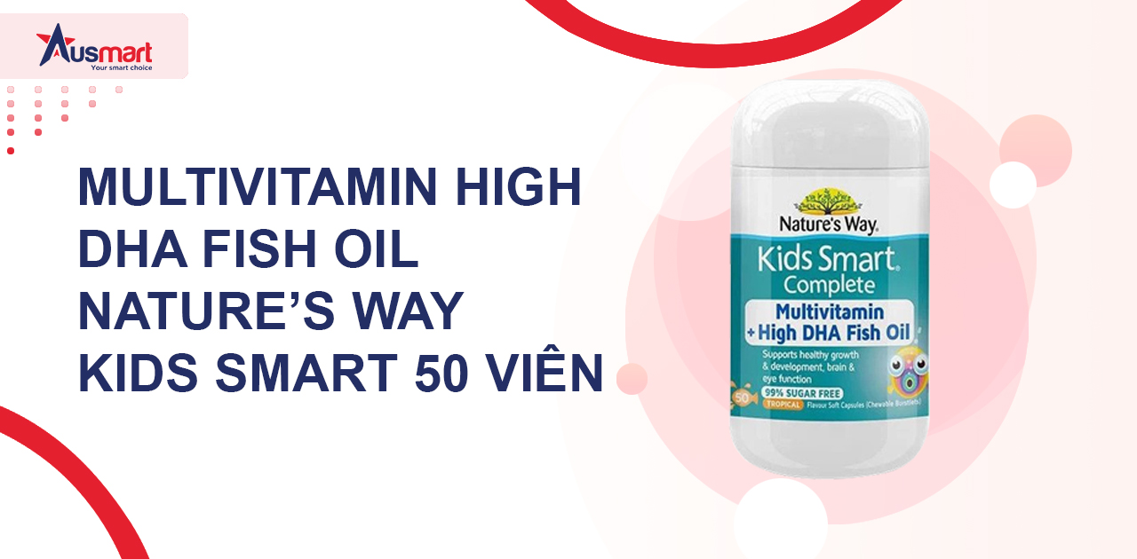 Multivitamin + High DHA Fish Oil Nature’s Way Kids Smart