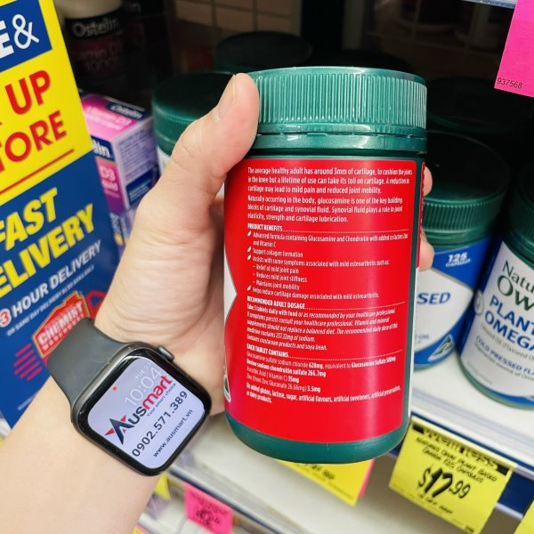 Công dụng của Viên bổ xương khớp Nature's Own Glucosamine Sulfate & Chondroitin Advanced