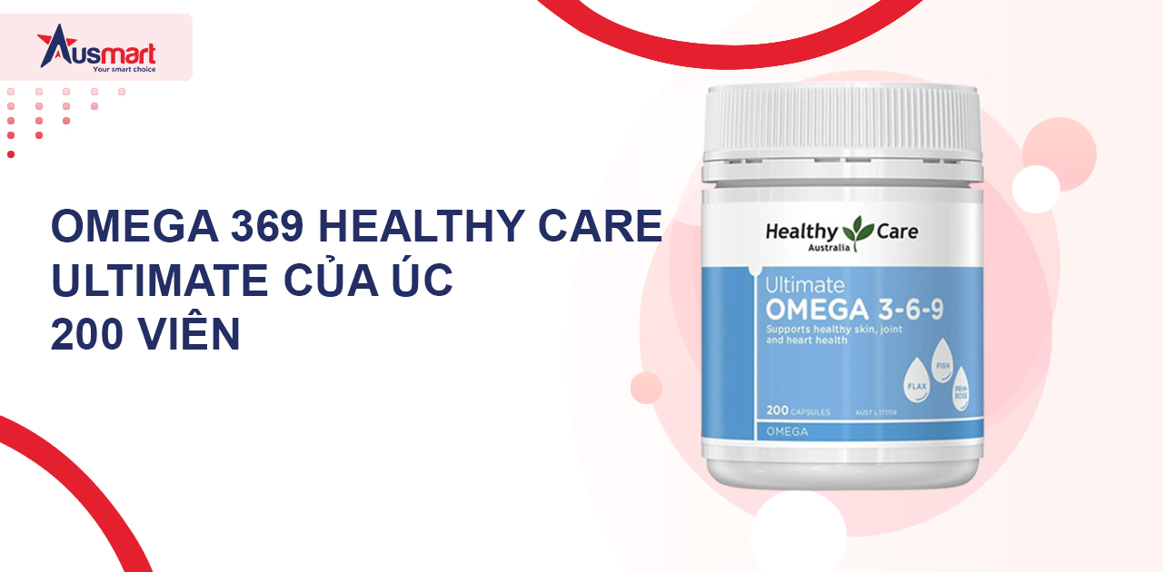 Omega 369 Healthy Care Ultimate của Úc 200 viên