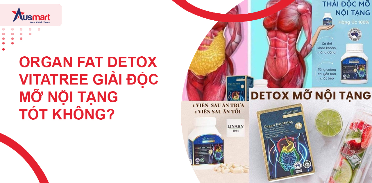 Uống Organ Fat Detox Vitatree giải độc mỡ nội tạng có tốt không?