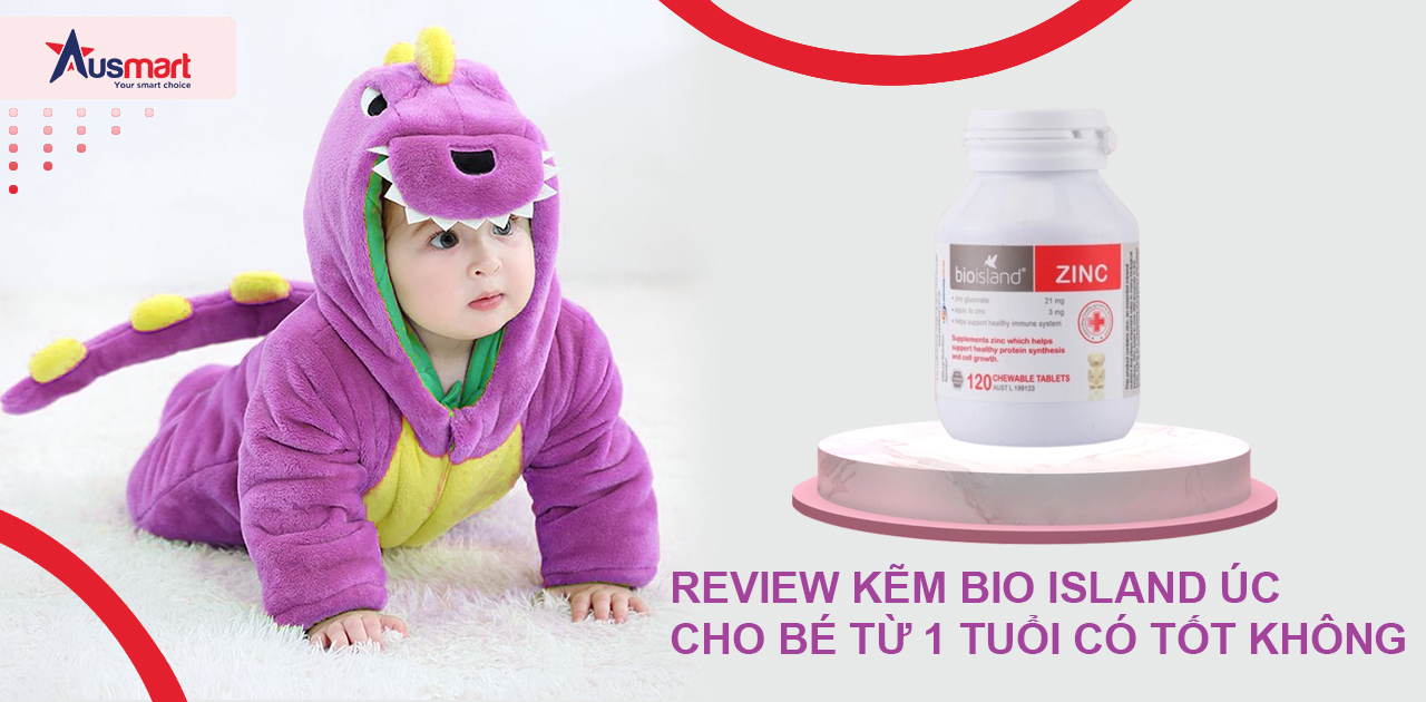 Review công dụng của Kẽm Bio Island Úc
