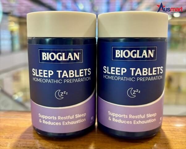 Thực phẩm chức năng hỗ trợ giấc ngủ Bioglan Sleep Tables Homeopathic Preparation