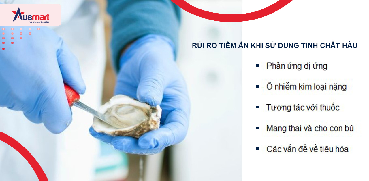 Rủi ro tiềm ẩn và biện pháp phòng ngừa khi sử dụng tinh chất hàu