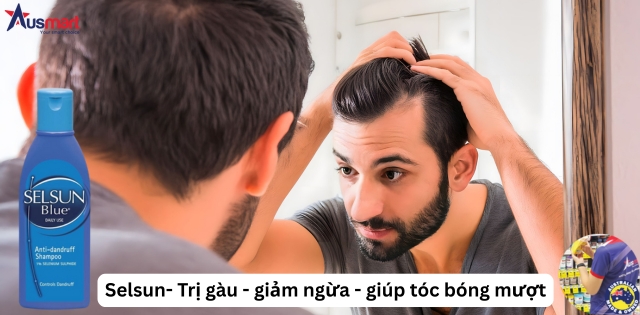 Dầu gội Selsun Blue giúp tóc sạch gàu và mềm mượt Dầu gội Selsun Blue giúp tóc sạch gàu và mềm mượt