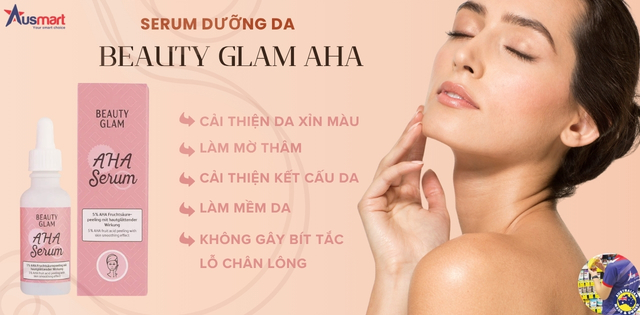 Serum làm đều màu da Beauty Glam AHA Serum 30ml