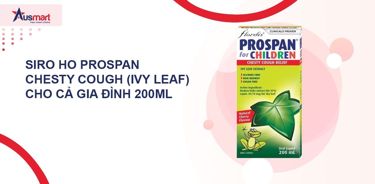 Siro ho Prospan Chesty Cough (Ivy Leaf) cho cả gia đình 200ml