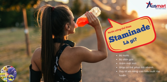 Nước uống thể thao Staminade bù điện giải là gì Nước uống thể thao Staminade bù điện giải là gì