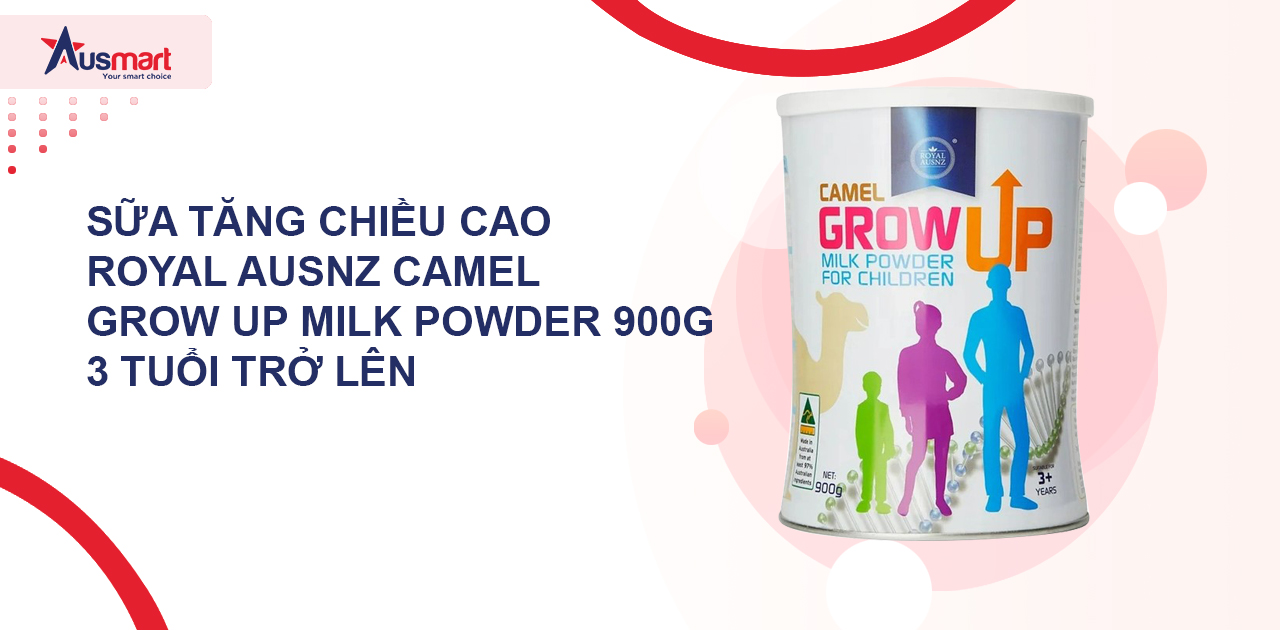 Sữa tăng chiều cao Royal AUSNZ Camel Grow Up Milk Powder 900g 3-4 tuổi