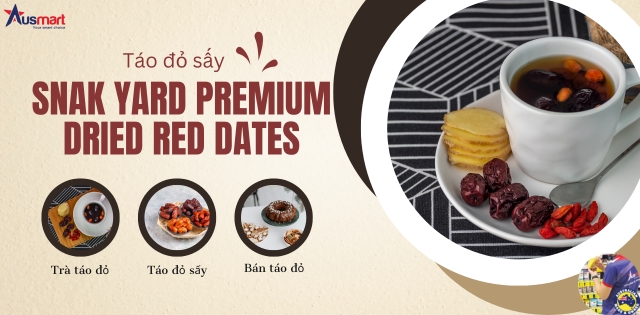 Cách sử dụng Táo đỏ sấy khô Snak Yard Premium Dried Red Dates