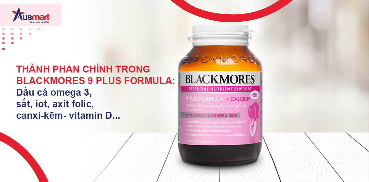 Thành phần chính trong Blackmores 9 Plus Formula