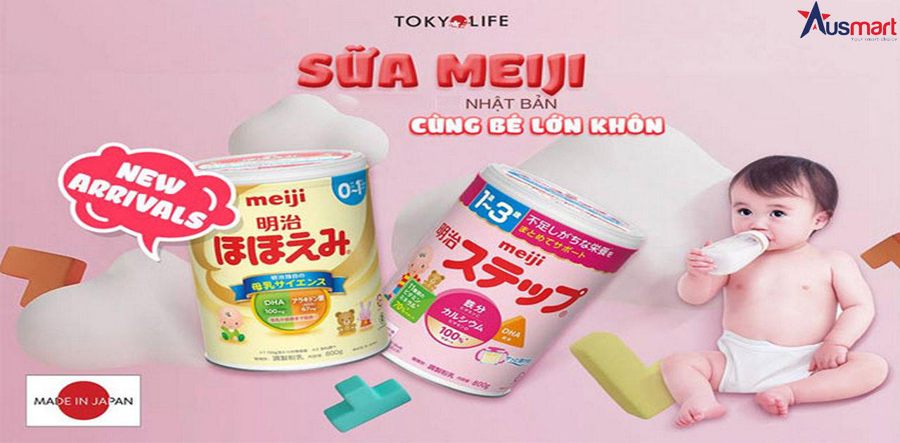 Thành phần dinh dưỡng sữa Meiji