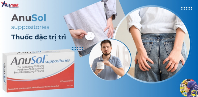 Thuốc trị trĩ Anusol Suppositories
