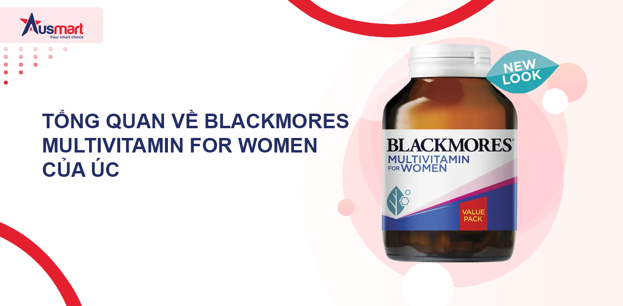 Tổng quan về Blackmores Multivitamin For Women của Úc