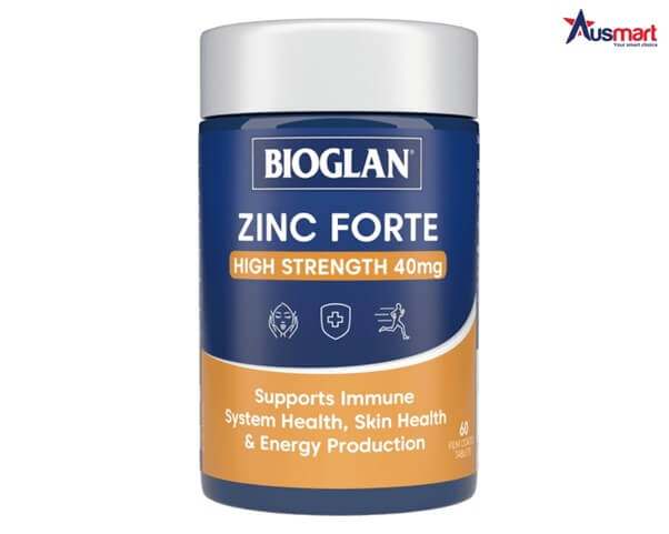 Viên uống bổ sung kẽm liều cao Bioglan Zinc Forte High Strength
