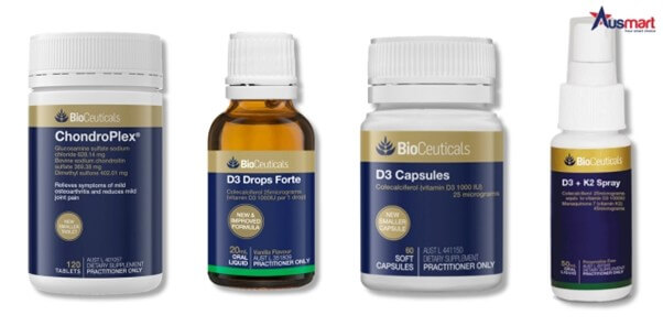 Các sản phẩm hỗ trợ điều trị xương khớp của hãng BioCeuticals