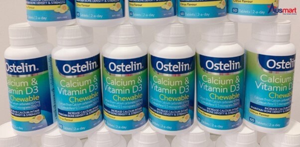 Thực phẩm chức năng xương khớp Ostelin Calcium và Vitamin D3