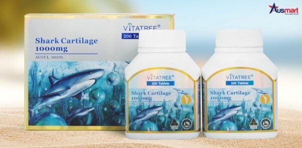 Thực phẩm chức năng xương khớp Vitatree Shark Cartilage 1000mg