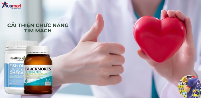 Dầu cá Omega 3 giúp cải thiện chức năng tim mạch Dầu cá Omega 3 giúp cải thiện chức năng tim mạch