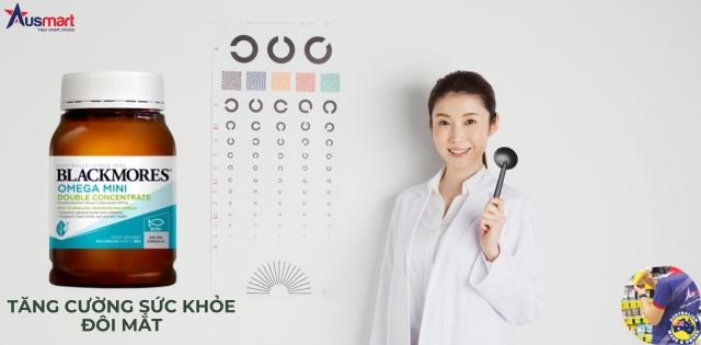 Dầu cá Omega 3 giúp tăng cường sức khỏe đôi mắt Dầu cá Omega 3 giúp tăng cường sức khỏe đôi mắt
