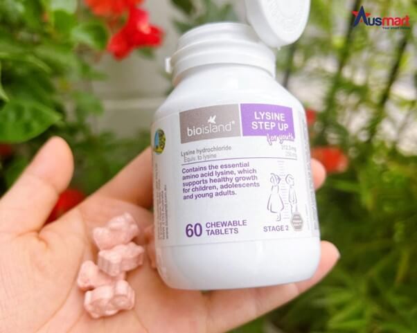 Thực phẩm chức năng tăng chiều cao Bio Island Lysine Step Up for Youth