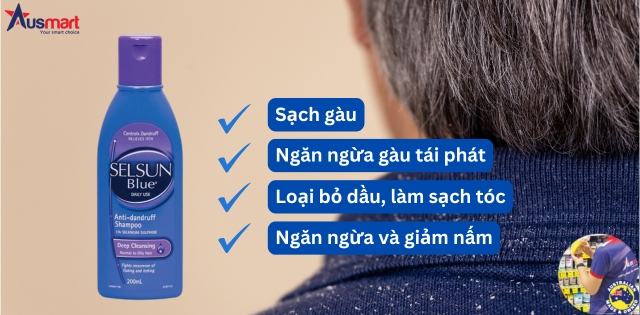 Dầu gội trị gàu Selsun Blue Replenishing Dandruff Control Dầu gội trị gàu Selsun Blue Replenishing Dandruff Control