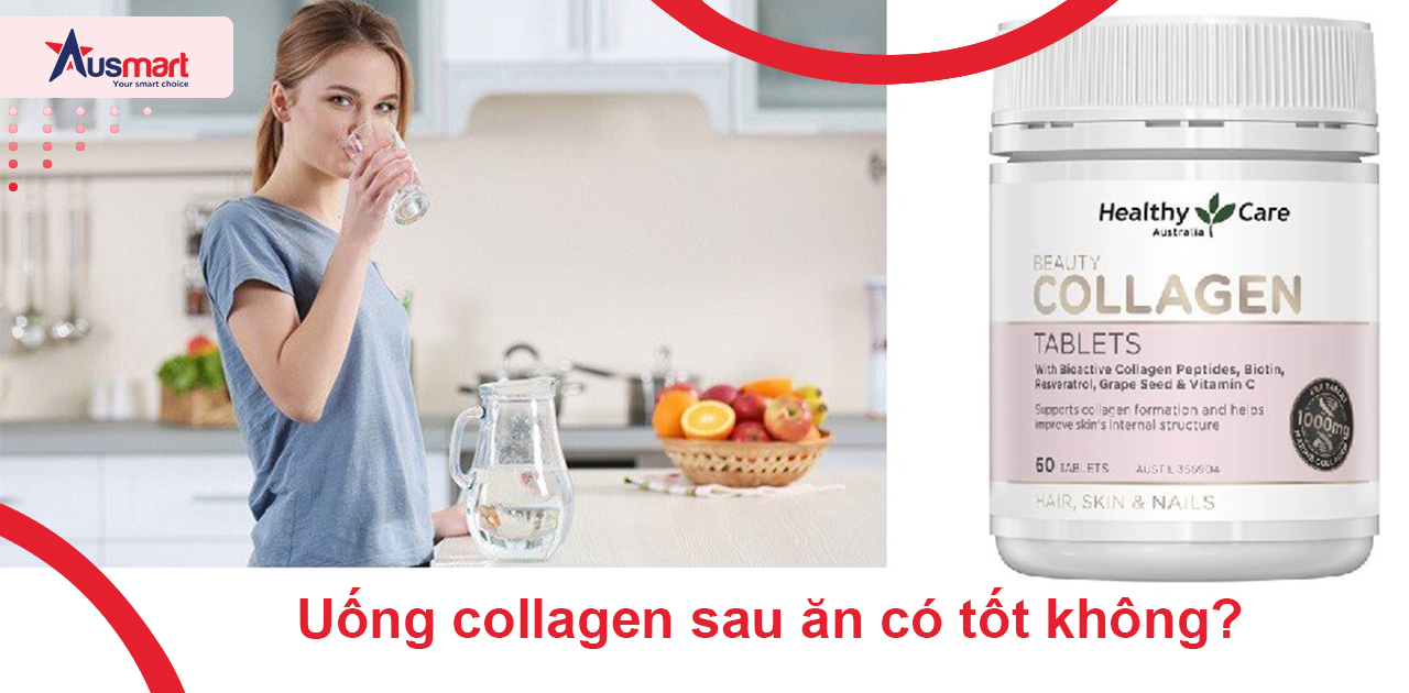 Uống collagen sau bữa ăn có tốt không?