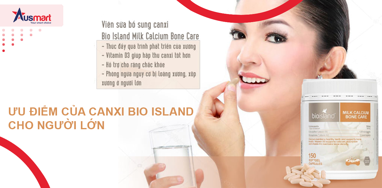 Lợi ích của Canxi Bio Island cho người lớn