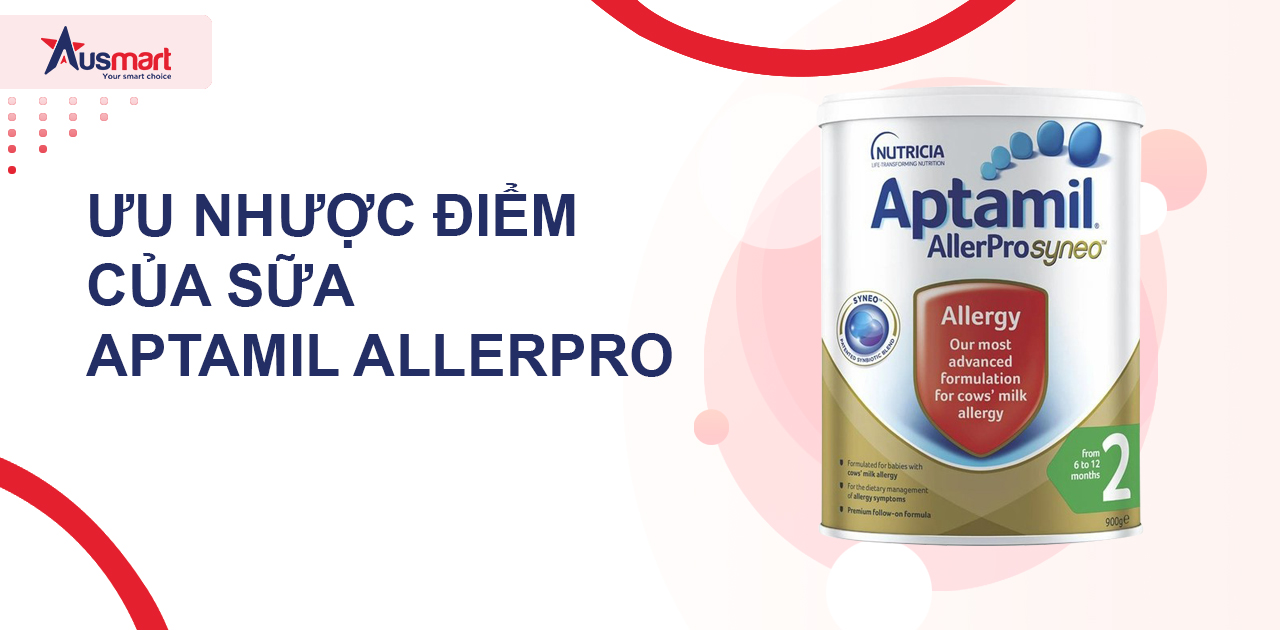 Ưu nhược điểm của Sữa Aptamil Allerpro