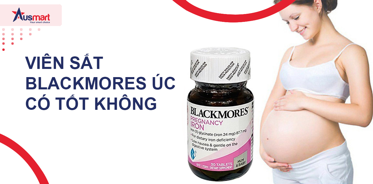 Viên sắt cho bà bầu Blackmores Womens Premium Iron của Úc 30 viên