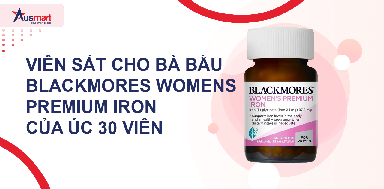 Viên sắt Blackmores Bio Iron Advanced của Úc