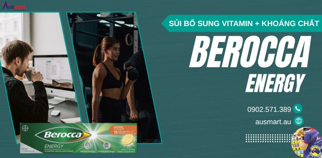 Viên sủi Berocca Energy Vitamin B & C Orange Effervescent