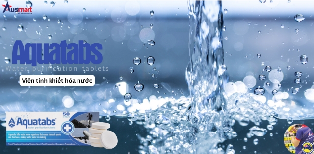 Viên tinh khiết hóa nước Aquatabs
