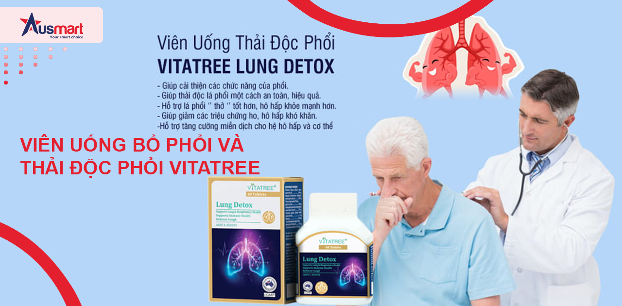 Viên uống bổ phổi và thải độc phổi Vitatree