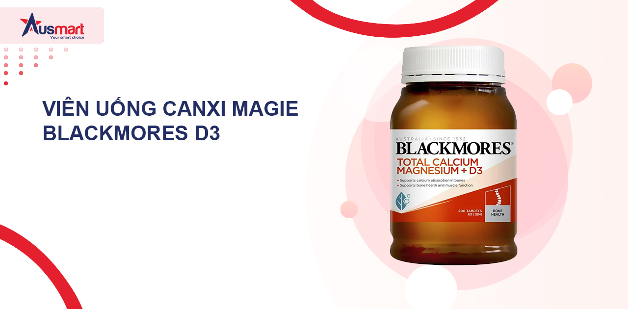 Viên uống Canxi Magie Blackmores D3