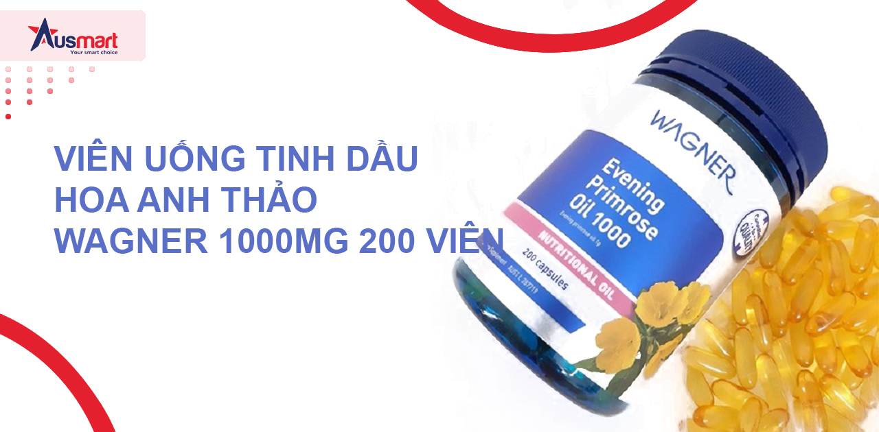 Viên uống tinh dầu hoa anh thảo Wagner 1000mg 200 viên