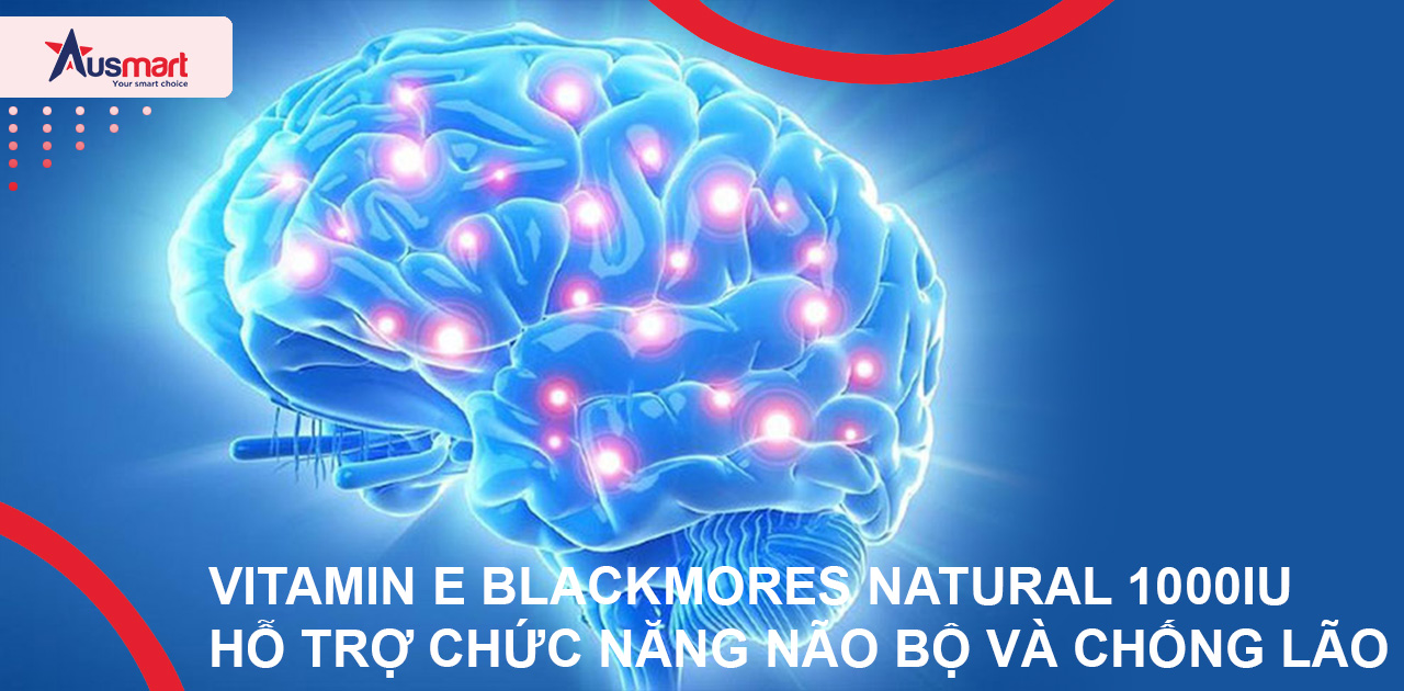 Vitamin E Blackmores Natural 1000IU Người bảo vệ cho trái tim của bạn