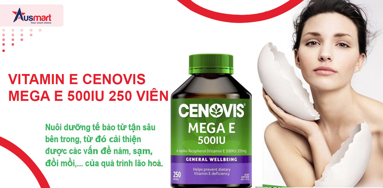 Vitamin E Cenovis Mega E 500IU 250 viên