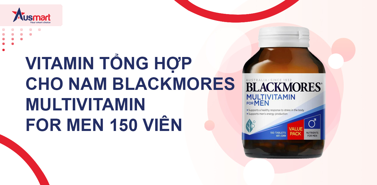 Vitamin tổng hợp cho nam Blackmores Multivitamin for Men 150 viên