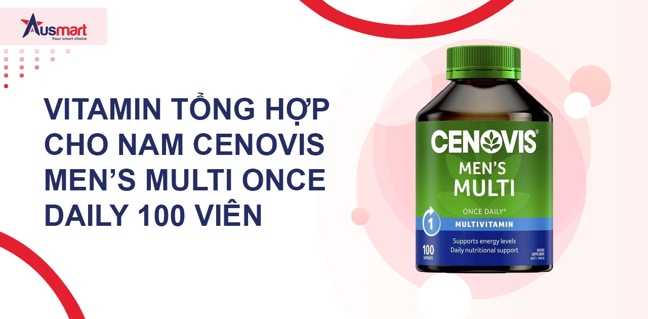 Vitamin tổng hợp cho nam Cenovis Men’s Multi Once Daily 100 viên