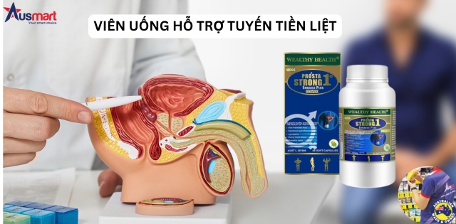 Viên uống hỗ trợ tuyến tiền liệt Wealthy Health Prosta Strong 1 Enhance Plus Viên uống hỗ trợ tuyến tiền liệt Wealthy Health Prosta Strong 1 Enhance Plus
